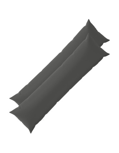 Federa 2 pcs HEERLEN Antracite 40 x 145 cm Poliestere