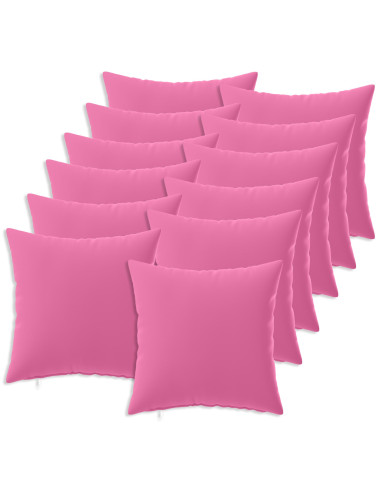 Federa 12 pcs HEERLEN Rosa 40 x 40 cm Poliestere
