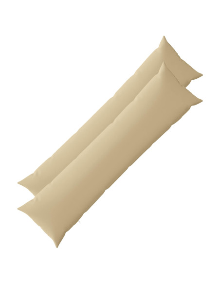 Federa 2 pcs HEERLEN Beige 40 x 145 cm Poliestere