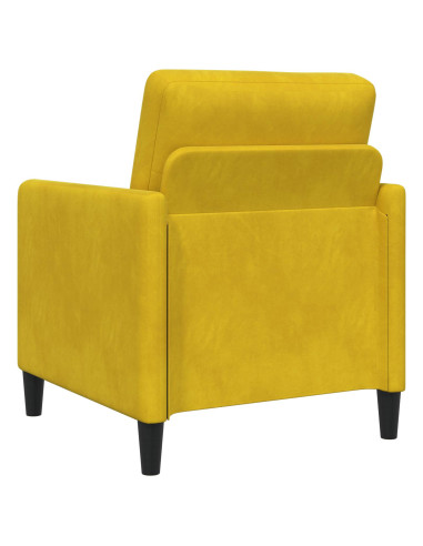 Set di Divani con Storage 2 pz Giallo Poliestere