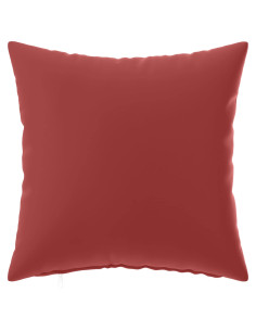 Federa 2 pcs HEERLEN Rosso Vino 40 x 40 cm Poliestere 2