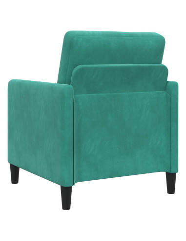 Set di Divani con Storage 2 pz Turchese Poliestere