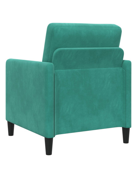 Set di Divani con Storage 2 pz Turchese Poliestere