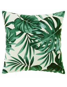 Federa 2 pcs HEERLEN Motivo a Foglie 40 x 40 cm Poliestere 2