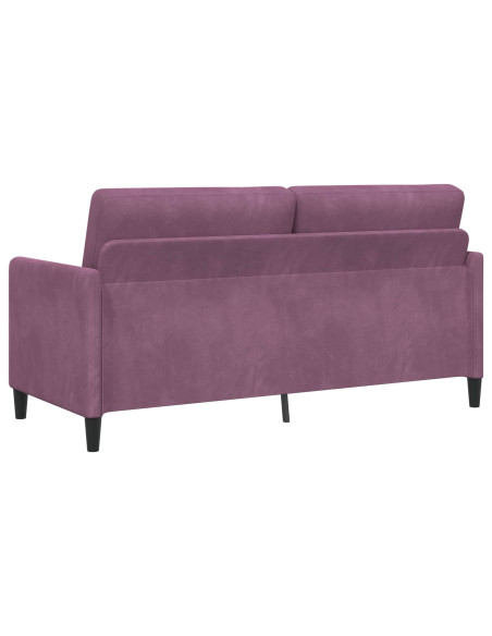 Set di Divani con Storage 2 pz Viola Poliestere