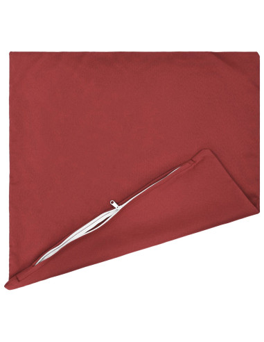 Federa 12 pcs HEERLEN Rosso Vino 40 x 40 cm Poliestere