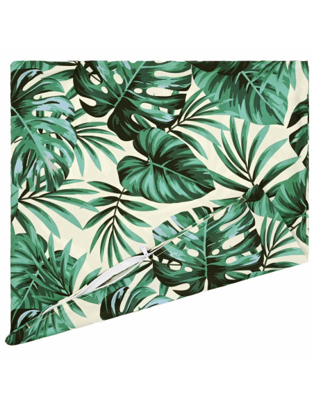 Federa 12 pcs HEERLEN Motivo a Foglie 40 x 40 cm Poliestere