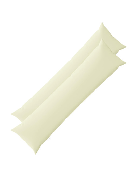 Federa 2 pcs HEERLEN Crema 40 x 145 cm Poliestere