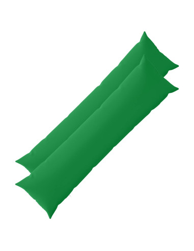 Federa 2 pcs HEERLEN Verde 40 x 145 cm Poliestere