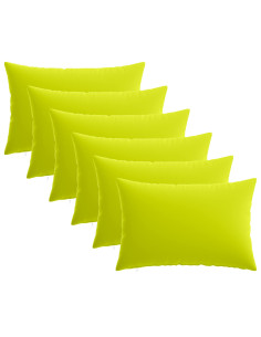 Federa 6 pcs HEERLEN Verde brillante. 50 x 70 cm Poliestere