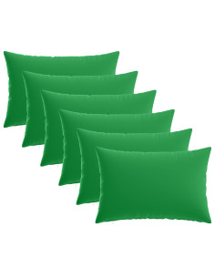 Federa 6 pcs HEERLEN Verde 50 x 70 cm Poliestere