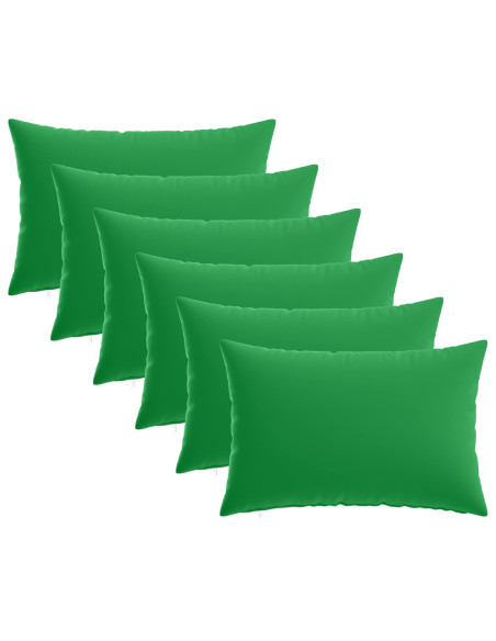Federa 6 pcs HEERLEN Verde 50 x 70 cm Poliestere