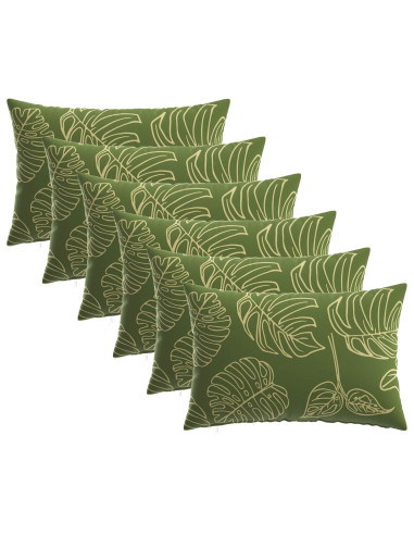 Federa 6 pcs HEERLEN Design a foglia 50 x 70 cm Poliestere