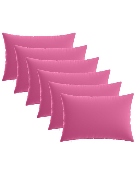 Federa 6 pcs HEERLEN Rosa 50 x 70 cm Poliestere