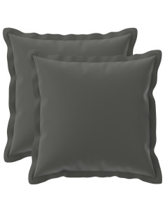 Federa 2 pz HOUTEN Antracite 30 x 30 cm Poliestere
