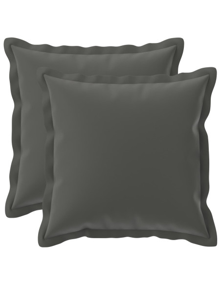 Federa 2 pz HOUTEN Antracite 30 x 30 cm Poliestere