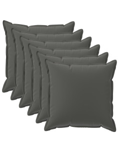Federa 6 pz HOUTEN Antracite 30 x 30 cm Poliestere