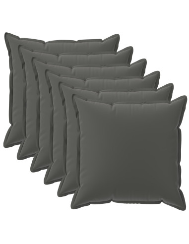 Federa 6 pz HOUTEN Antracite 30 x 30 cm Poliestere