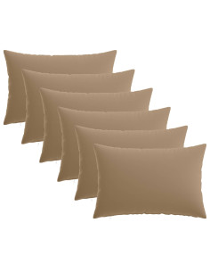Federa 6 pz HEERLEN Tortora 50 x 70 cm Poliestere