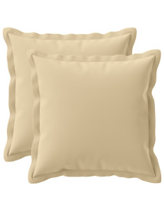 Federa 2 pz HOUTEN Beige 30 x 30 cm Poliestere