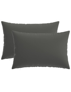 Federa 2 pcs HEERLEN Antracite 50 x 75 cm Poliestere 2