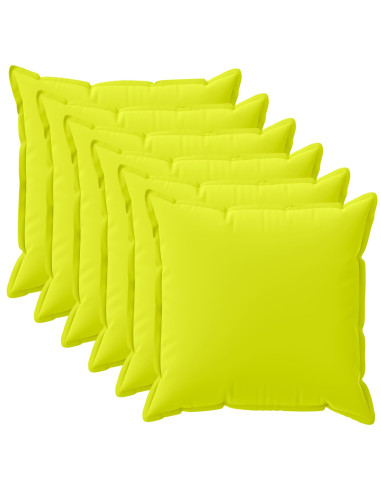 Federa 6 pz HOUTEN Verde brillante. 30 x 30 cm Poliestere