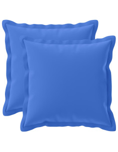 Federa 2 pz HOUTEN Blu Reale 30 x 30 cm Poliestere