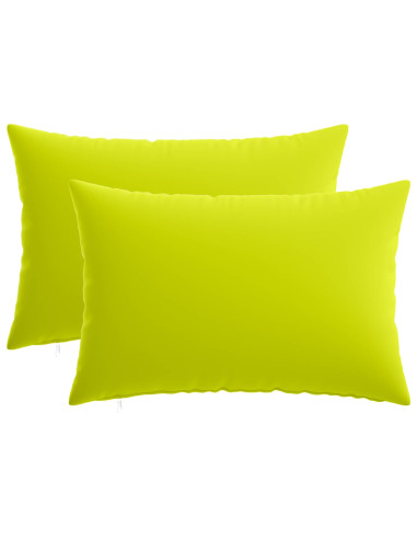 Federa 2 pcs HEERLEN Verde brillante. 50 x 75 cm Poliestere