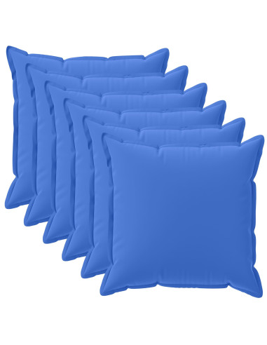 Federa 6 pz HOUTEN Blu Reale 30 x 30 cm Poliestere