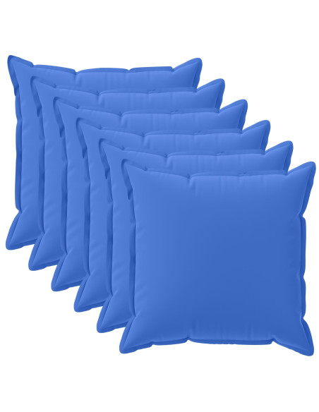 Federa 6 pz HOUTEN Blu Reale 30 x 30 cm Poliestere