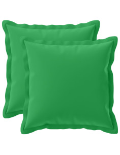 Federa 2 pz HOUTEN Verde 30 x 30 cm Poliestere