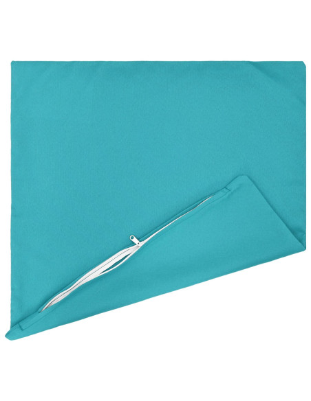 Federa 6 pcs HEERLEN Turchese 80 x 80 cm Poliestere