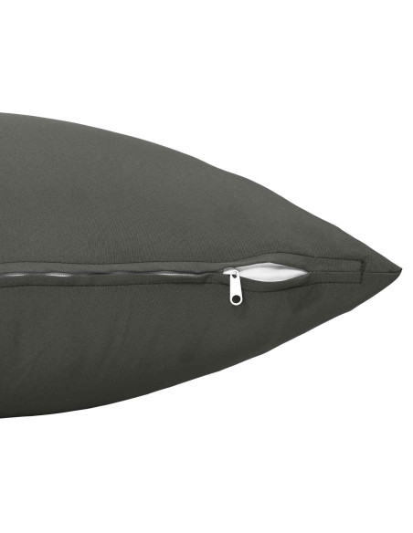 Federa 2 pcs HEERLEN Antracite 50 x 75 cm Poliestere