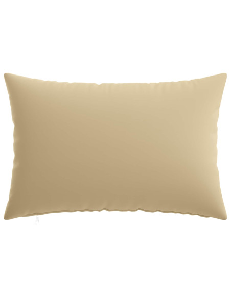 Federa 6 pcs HEERLEN Beige 50 x 75 cm Poliestere