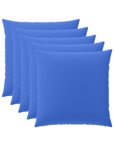 Federa 6 pcs HEERLEN Blu Reale 80 x 80 cm Poliestere