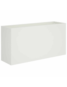 Vaso da giardino Bianco 100 x 30 x 40 cm 2