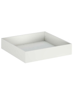 Vaso da giardino Bianco 100 x 100 x 20 cm 2