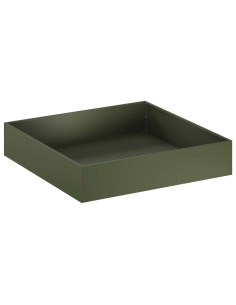 Vaso da giardino Verde Oliva 100 x 100 x 20 cm 2