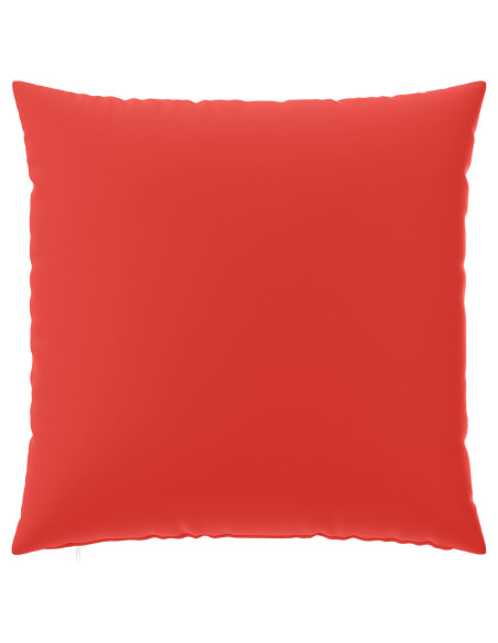 Federa 6 pcs HEERLEN Rosso 60 x 60 cm Poliestere