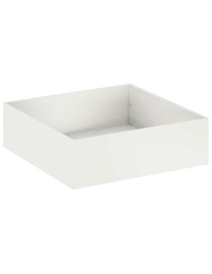 Vaso da giardino Bianco 100 x 100 x 30 cm 2