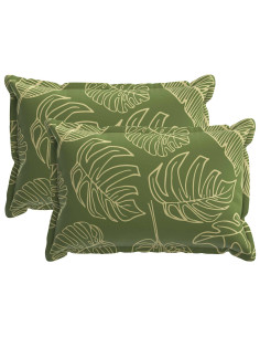 Federa 2 pz HOUTEN Design a foglia 40 x 60 cm Poliestere