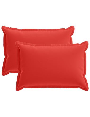 Federa 2 pz HOUTEN Rosso 40 x 60 cm Poliestere