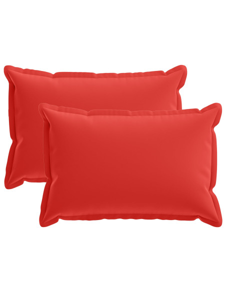 Federa 2 pz HOUTEN Rosso 40 x 60 cm Poliestere
