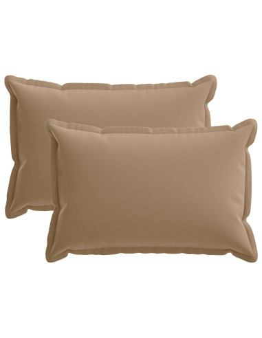 Federa 2 pz HOUTEN Tortora 40 x 60 cm Poliestere