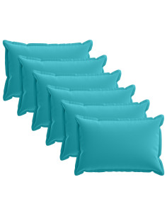 Federa 6 pz HOUTEN Turchese 40 x 60 cm Poliestere