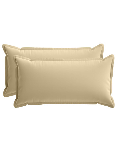 Federa 2 pz HOUTEN Beige 40 x 70 cm Poliestere