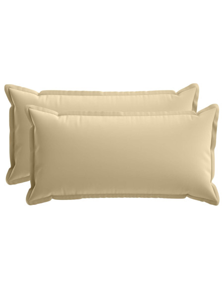 Federa 2 pz HOUTEN Beige 40 x 70 cm Poliestere