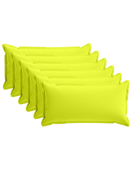Federa 6 pz HOUTEN Verde brillante. 40 x 70 cm Poliestere