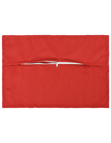 Federa 6 pz HOUTEN Rosso 40 x 60 cm Poliestere