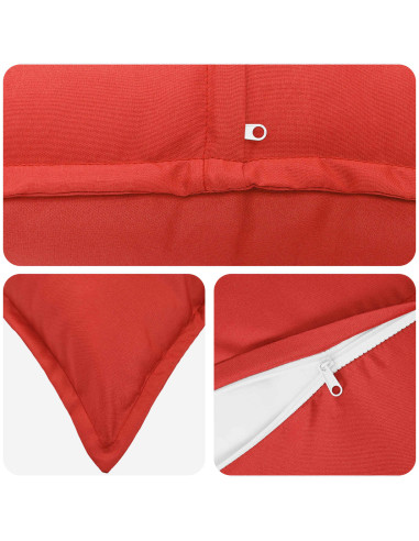 Federa 6 pz HOUTEN Rosso 40 x 60 cm Poliestere